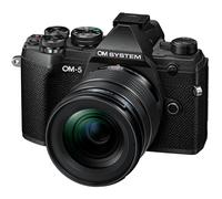 OM SYSTEM OM-5 Mirrorless Digital Camera with 12-45mm f4 PRO Lens - Black