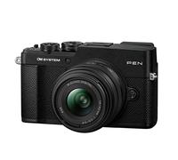 OM System PEN Mirrorless Camera in Black with 14-42mm F3.5-5.6 III Lens