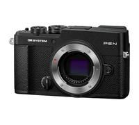 OM SYSTEM PEN Weatherproof Mirrorless Camera Black with Electronic Viewfinder and Color Profile Control for Everyday and Travel Photography