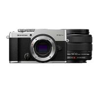 OM System PEN Mirrorless Camera in Silver with 14-42mm F3.5-5.6 III Lens