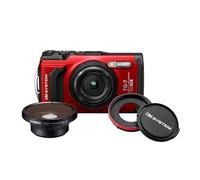 OM System TG-7 Fisheye FCON-T01 Kit in Red