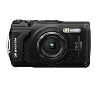 OM SYSTEM Tough TG-7 Digital Camera - Black 12MP 4K Waterproof Rugged | Shockproof to 2.1m, Successor to Olympus TG-6 with USB-C, 4x Zoom, Vertical Video, GPS & Macro Modes