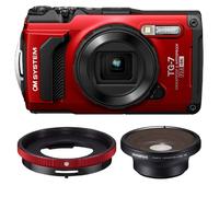 OM SYSTEM Tough TG-7 Fisheye Kit - Red
