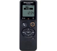 OM SYSTEM VN-541 PC Digital Voice Recorder with One-Touch Recording, Omnidirectional Microphone, Noise Cancellation, 4GB Built-in Memory, Ideal for Lectures & Meetings