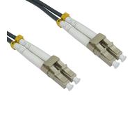 OM1 Grey Fibre Optic LC LC Duplex MM 62.5 125 Patch LSZH Cable 1m