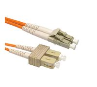 OM1 Grey Fibre Optic LC SC Duplex MM 62.5 125 Patch LSZH Cable 2m