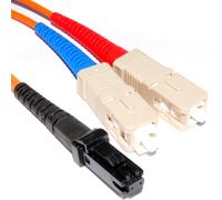 OM1 Orange Fibre Optic MTRJ SC Duplex MM 62.5 125 Patch LSZH Cable 3m