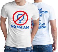 OM3 Al Bundy - No Ma'am T-Shirt | Men's | US Series Episode Fan 90's Cult Fun | S - 5XL, White with reverse, L