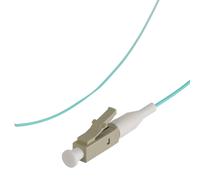kenable OM3 Fibre Optic LC Pigtail Simplex MM 50 125 Splicing LSZH Cable 1m Aqua [1 metres]
