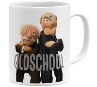 OM3 Oldschool Coffee Mug - Funny Ceramic Mug for Moody Old Men - Humorous Retro Saying Mug - Ceramic Mug - 325 ml - Printed on Both Sides - White
