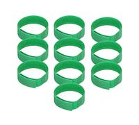 Omabeta 10 Pcs Rooster Collars Adjustable Nylon Neckband for Preventing Noise Disturbance in Poultry 18x2cm (Standard Type)