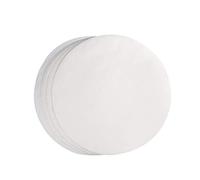 Omabeta 100Pcs Non-Stick Round BBQ Parchment Paper Baking Sheets 11 Inch Barbecue Tin Foil Paper for Grill Line C for Baking Barbecue