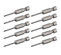 Omabeta 10Pcs Magnetic Electric Screwdriver Bits Durable Cross for Projects S2 Alloy Steel 2mm 50mm