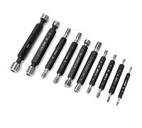 Omabeta 10PCS Thread Plug Gage Set, 6H Metric Accuracy (UK Thread)