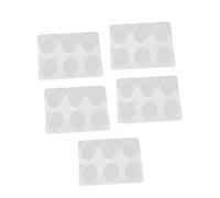 Omabeta 30PCS Drum Gel Pads, Self Adhesive Soft Silicone Muffling Gel Pads for Tone Control Drum Dampeners for Various Drums and Cymbals (Transparent)