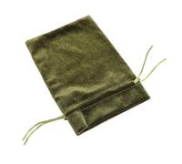 Omabeta 5PCS Luxury Velvet Drawstring Gift Bags for Jewelry Storage, Soft Velvet Pouch Set for Tarot Cards Dice Rune Stones Bracelets Candies Marbles Gifts (Green)