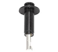 Omabeta 6.35mm Mono Endpin Output Jack Brass Alloy High Efficiency EQ for Acoustic Guitar Accessories [1 X Output Jack, 3 X Screws] (Black)