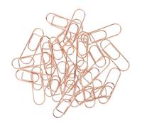 Omabeta 66pcs Metal Pen Clips, Durable and Slip-Resistant, Ideal for Organizing Notebooks and Files, Perfect for Students and Office Use, Metal Construction (Rose Gold)