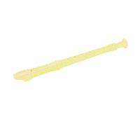 Omabeta ABS Recorder Instrument, Educational 8 Hole Soprano Recorder for Kindergartens and Elementary Schools, Made of Durable ABS Material, Includes 1 and Accessories (Yellow)