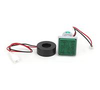 Omabeta AD16-22FVA Current Voltage Meter, Dual Display Voltmeter Ammeter for Electrical Maintenance, ABS Material, 20mm Diameter, 1 Unit (Green)