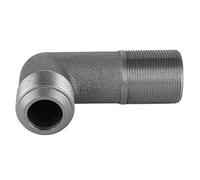 Omabeta Air Compressor Elbow Cast Iron Durable Fittings for Air Compressor Maintenance 1 X Elbow