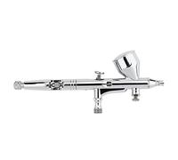 Omabeta Airbrush Set, Dual Action Gravity Art Spray Gun, 0.2mm/0.3mm/.5 Needle for Model - Suitable for Cake Decorating and Precision Painting