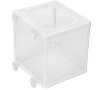 Omabeta Aquarium Fish Breeder Box Durable Isolation Hatchery Incubator for Fry Reproduction 10.3" X 5.9" X 5.9" Plastic (Small Size)