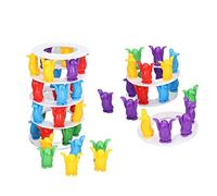 Omabeta Balancing Block Stacking Game for Kids Fun Colorful Penguins Tower Game for 3 Years Old+ Social Interaction Plastic 49 Penguins