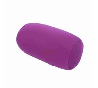 Omabeta Beanie Pillow Micro Mini Microbead Back Cushion Roll Throw Pillow Travel Home Sleep Neck Support with Soft Tiny Squishy Micro Beads(purple)