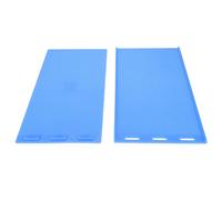 Omabeta Beeswax Sheet Mold, Durable Flexible Rubber Mould for DIY Beekeeping, 2pcs 16.9x9.1in for Beekeeper Supplies (Dark Blue)