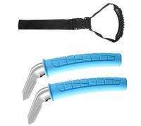 Omabeta Car Door Handle Supportive Portable Assist Grab Handles for Elderly Up to 450lbs Non Slip Comfortable Grip for Vehicle Entry and Exit (Blue)