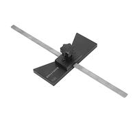 Omabeta Center Point Finder Scriber Tool, Durable Aluminum Circular Workpiece Gauge for Woodworking, Includes 1 Unit with 13" Strip