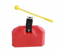 Omabeta Cow Bell Environmental Friendly High Low Pitch Noise Maker for Cheering At Sports Game, Red Bell with Wooden Stick (red wooden fish)