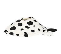 Omabeta Cow Shape Cat Protective Collar, Soft Flannel Anti-Bite Recovery Collar for Postoperative Rehabilitation, Lightweight and Comfortable, 1 Count (L)