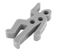 Omabeta Crime Scene Pen Holder Funny Desk Pencil Holder for Stress Relief At Home and Office, Plastic Material (Gray)