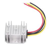 Omabeta DC-DC Converter 24V to 12V Step-Down Transformer with 10A Output for Motors and LED Strips, Die-Cast Aluminum 74x74x32mm