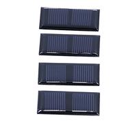 Omabeta DIY Solar Panel Module for Small Projects and Battery Charging 4Pcs 1V 0.15W Polysilicon 45x25mm