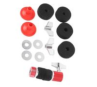 Omabeta Drum Cymbal Accessory Premium Felt Pad Set for Drum Kits 13 Pcs Durable Cushion Wing Nut Pedal Clutch