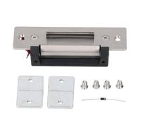 Omabeta Electric Door Strike Lock Heavy Duty Stainless Steel Fail Secure for Door Access Control System Cylindrical Locksets for Offices, Shops 12V DC