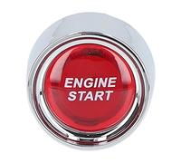 Omabeta Engine Start Stop Push Button Switch Durable ABS One Click Ignition for Sports Cars 12V-24V 1 Unit