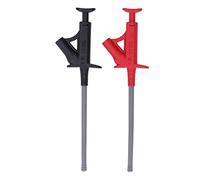 Omabeta Flexible Test Hook Multimeter with Durable Brass Material for Electrical Testing 2 Units Red Black