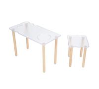Omabeta Hamster Play Platform Safe Durable Detachable for Small Pets Chipmunks and More - ABS and Log, Large 11.8" X 2.9" X 8.9"