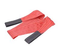 Omabeta Heavy Duty Endless Round Sling Rigging Lifting Strap & Durable 6.56ft Load Lift Sling for Construction Workers Polyester Red