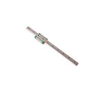 Omabeta High Strength Miniature Linear Rail Slide for Precision Motion in Industrial Applications, Bearing Steel, 1 Unit (MGN12H-250)