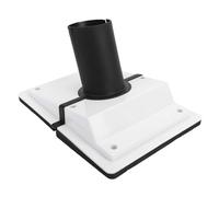 Omabeta HVAC Wall Penetration Line Set Cover Neat Polished Finish for Walls for Mini Split AC Heat Pump Ductless Systems 2.36in Pipe Inner Diameter (White)