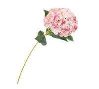 Omabeta Hydrangea Artificial Flower Simulated Real Touch Single Stem for Home Wedding Party Elegant Soft Silk Decoration (Light Pink)