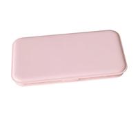 Omabeta Large Capacity Pen Box Stylish Pencil Case for Boys Girls Students Compact Design 1 Unit (Light Pink)