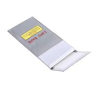 Omabeta Lithium-Ion Battery Fireproof Storage Bag for Explosion Protection 10x20cm for Batteries, Fireproof Battery Bag