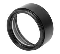 Omabeta Microscope Anti Blue Light Lens High Transmittance 0.7X Auxiliary Objective Lens for Preventing Eye Fatigue Compatible with Most Microscopes (Black)