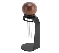 Omabeta Needle Type Coffee Stirrer, Stainless Steel Coffee Distributor Professional Tool with Stand for Home Cafe